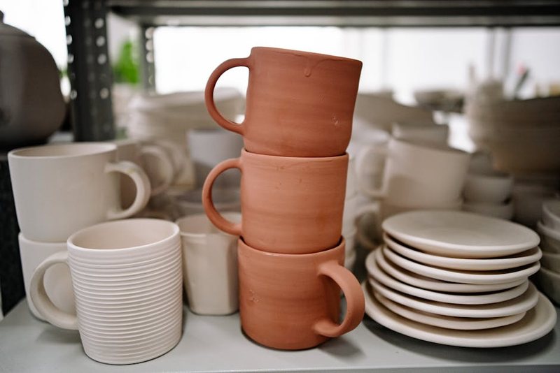 Taza Premium Líneas Entrecruzadas